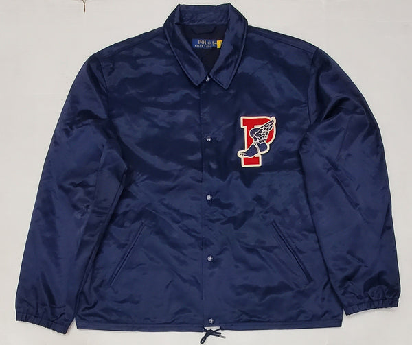 Nwt Polo Ralph Lauren P-Wing Patch Satin Jacket - Unique Style