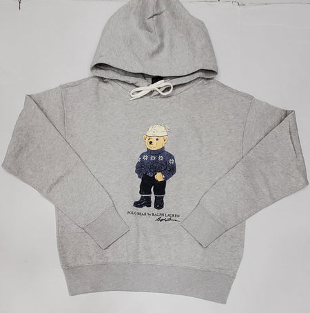 Nwt Polo Ralph Lauren White/Navy Small Pony Performance Hoodie