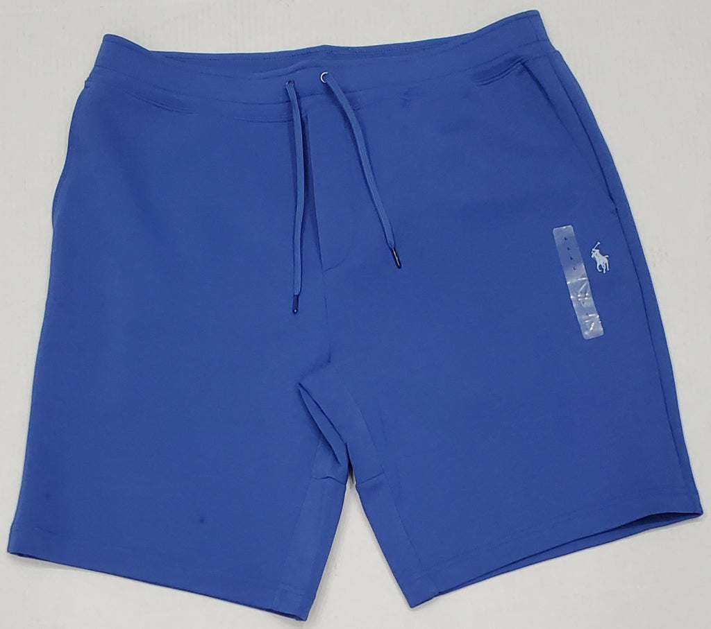 Nwt Polo Ralph Lauren Blue Double Knit Small Pony Shorts