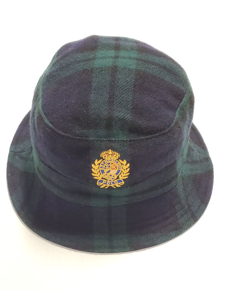 Nwt Polo Ralph Lauren Reversible Kswiss Bucket Hat