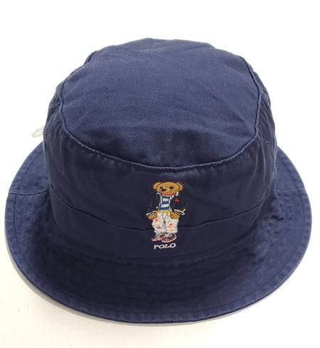 Nwt Polo Ralph Lauren Vintage Cool  Bear Bucket Hat