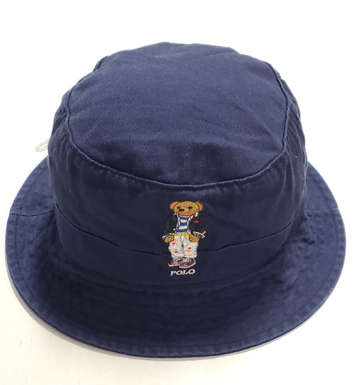 Nwt Polo Ralph Lauren Navy Bear Bucket Hat - Unique Style