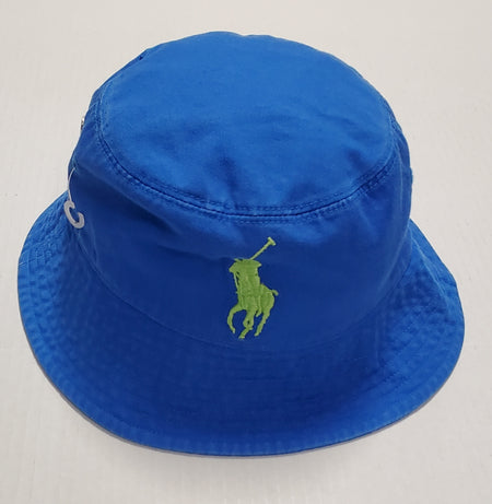 Nwt Polo Ralph Lauren Olive Hiking Bear Bucket Hat