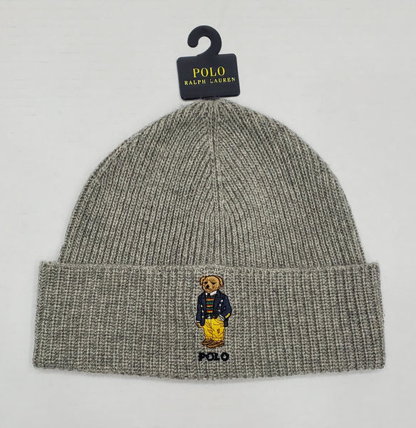 Nwt Polo Ralph Lauren Grey Suit Bear Skully - Unique Style