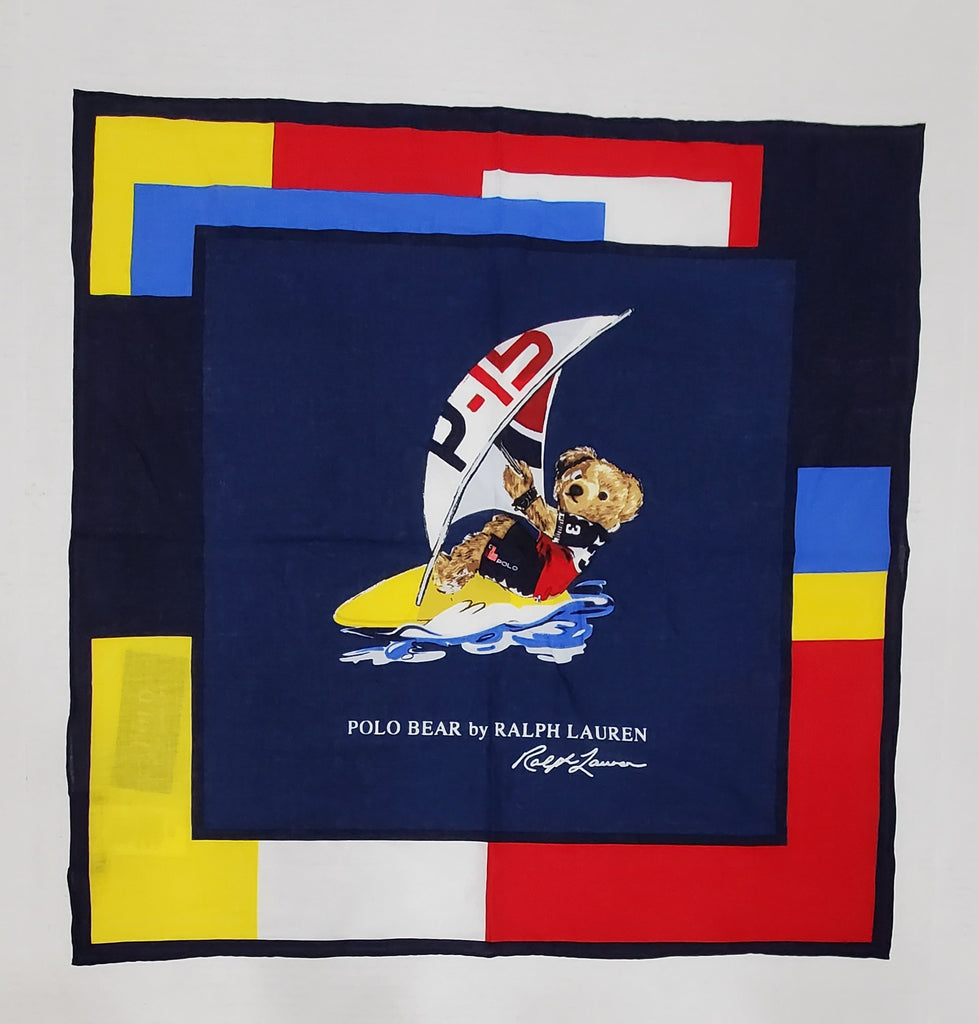 Nwt Polo Ralph Lauren Surf Bear Bandana