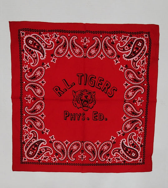 Nwt Polo Ralph Lauren R.L. Tigers Bandana - Unique Style