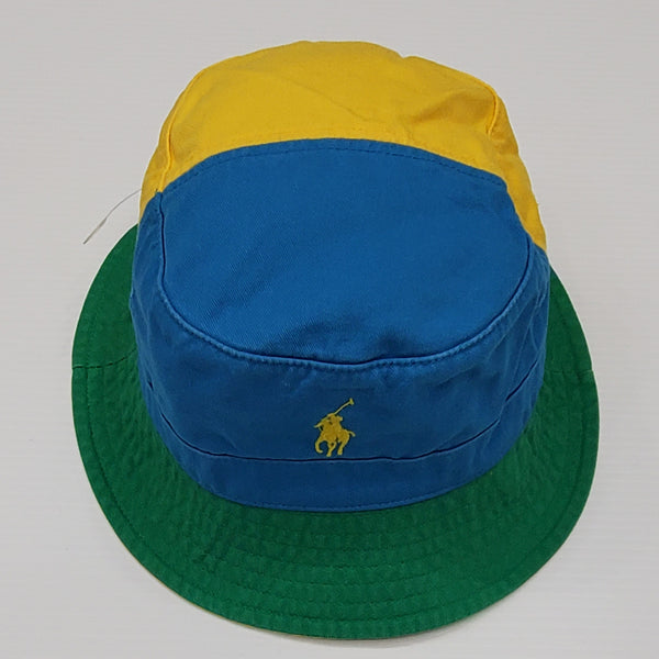 Nwt Polo Ralph Lauren Tricolor Bucket Hat - Unique Style