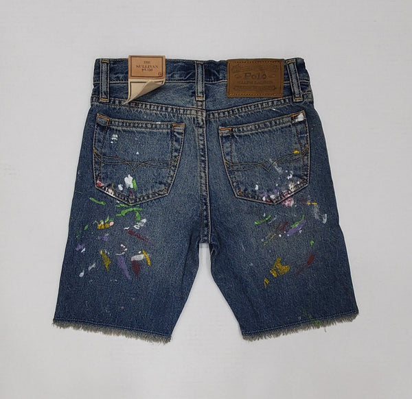 Kids Polo Ralph Lauren Paint Splatter Jean Shorts (2T-7T) - Unique Style