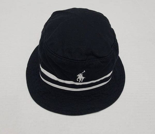 Nwt Polo Ralph Lauren Black & White Pony Bucket Hat - Unique Style