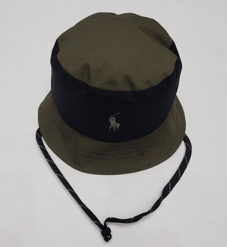 Nwt Polo Ralph Lauren Reversible Kswiss Bucket Hat
