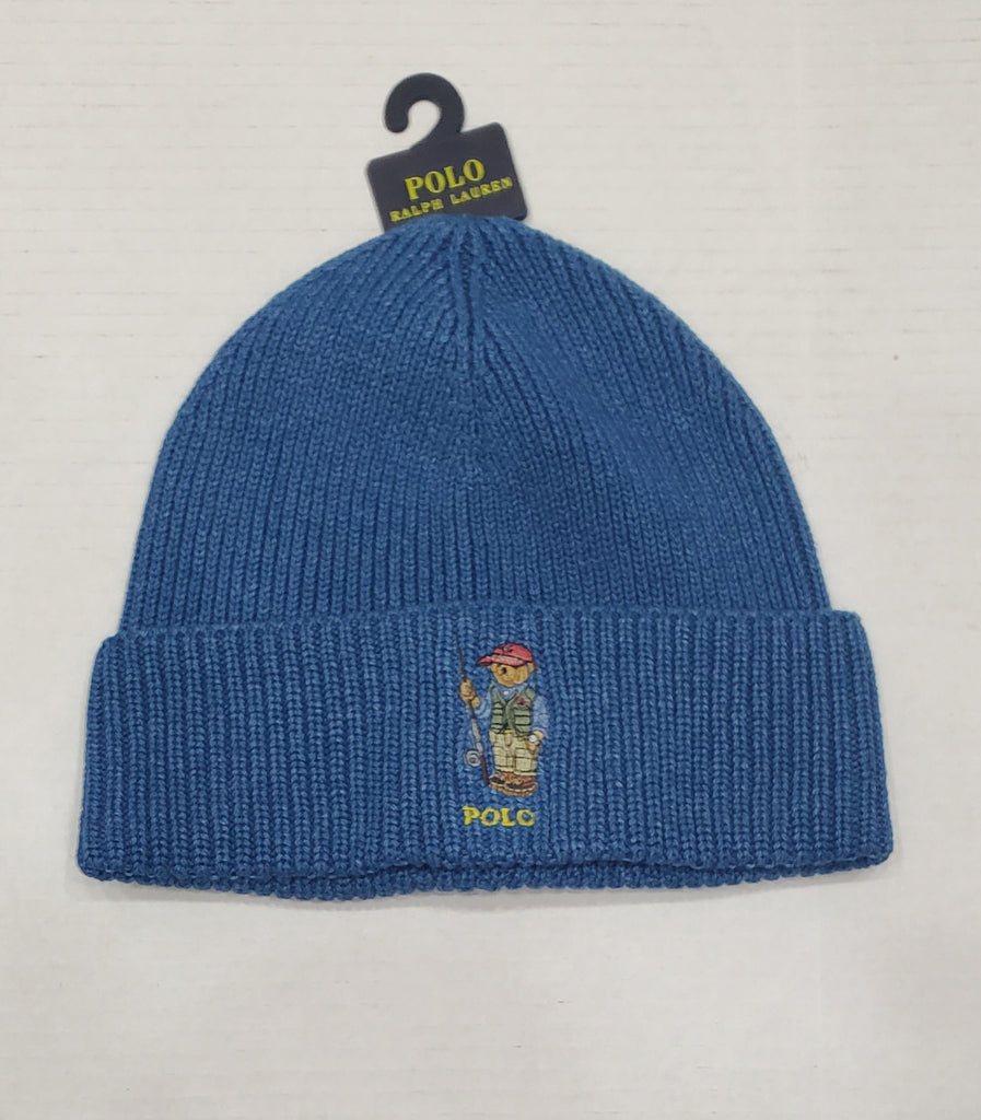 Nwt Polo Ralph Lauren Fishing Bear Skully