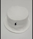 Nwt Polo Ralph Lauren White Small Pony Cotton Bucket Hat - Unique Style