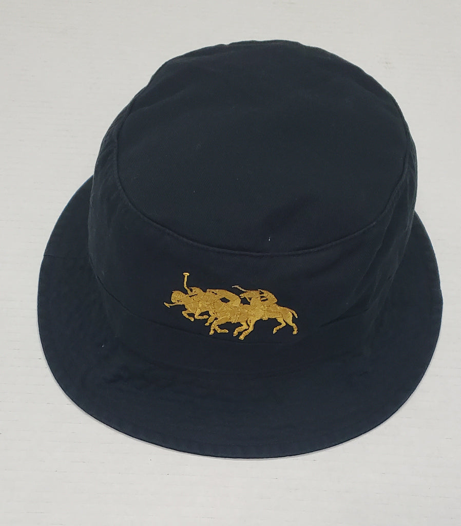Nwt Polo Ralph Lauren Triple Pony Bucket Hat