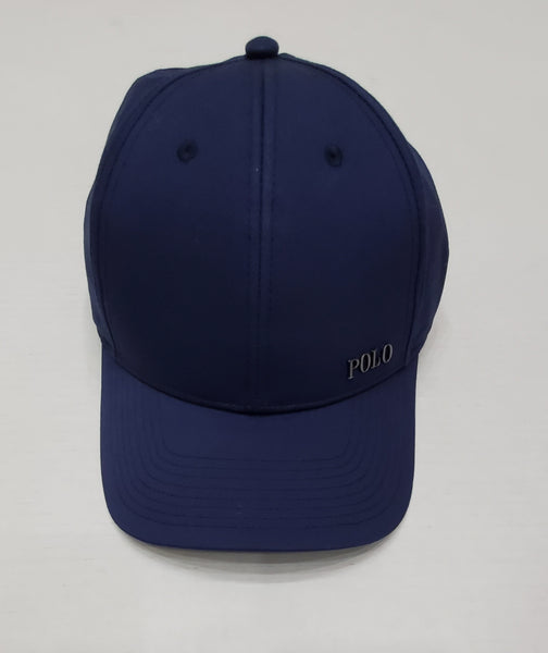 Nwt Polo Ralph Lauren Navy Blue Basic Spellout Velcro Adjustable Hat - Unique Style