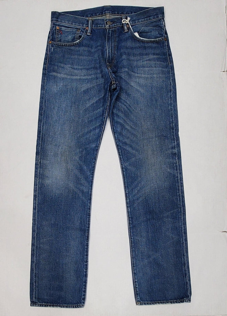 Nwt Polo Ralph Lauren Blue Varick Slim Straight Fit Jeans