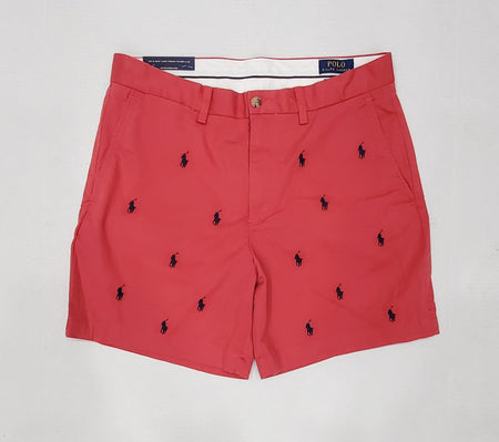 Nwt Polo Sport Red Spellout Shorts