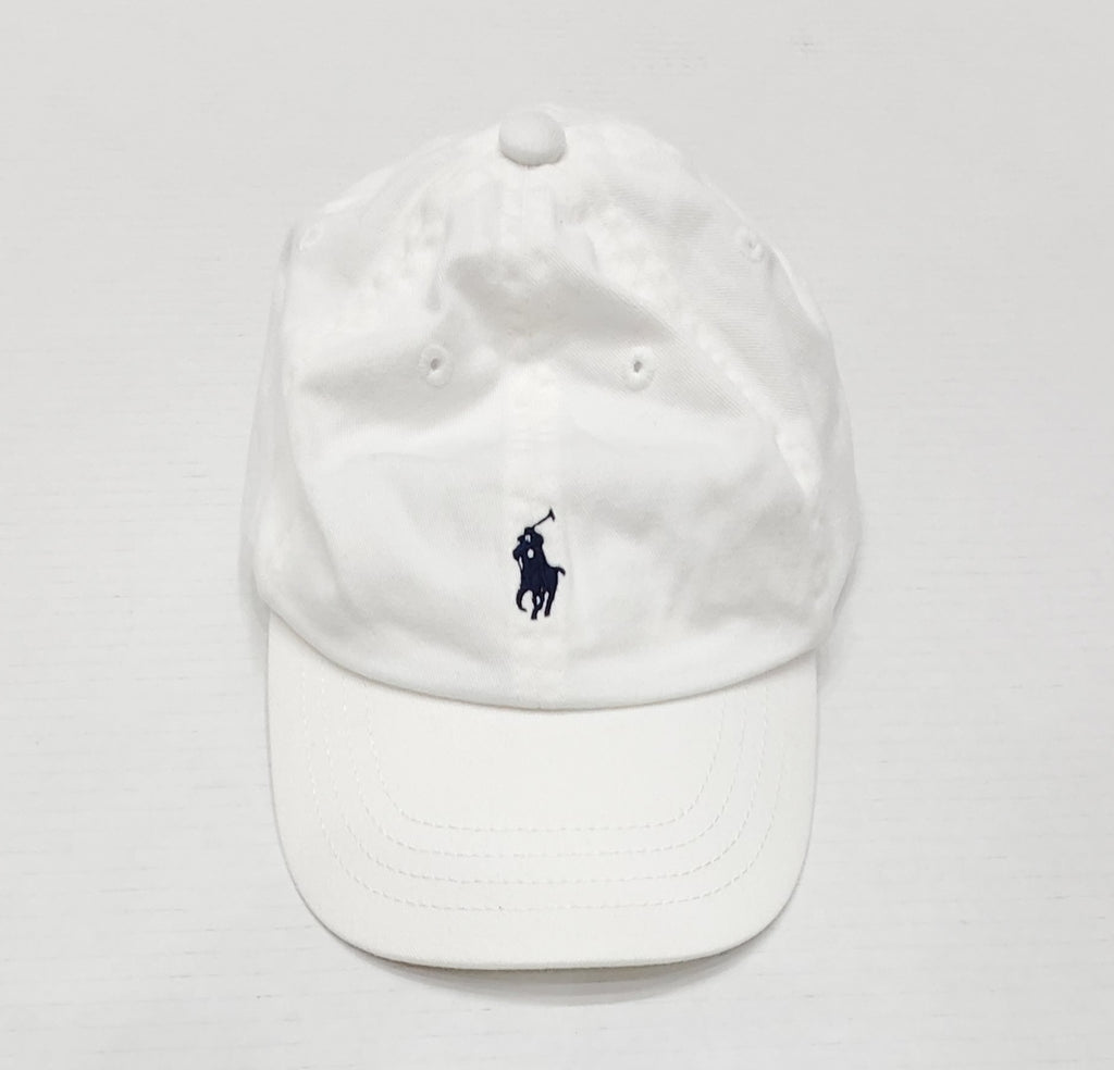 Polo Ralph Lauren White Kids Hat (2T -7)