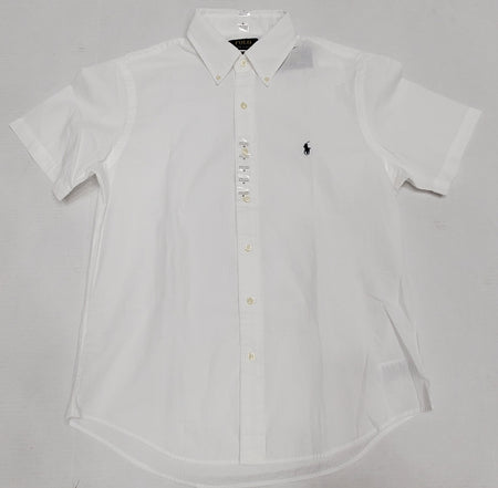 Nwt Polo Ralph Lauren Sail Boat Classic Fit Short Sleeve Button Down