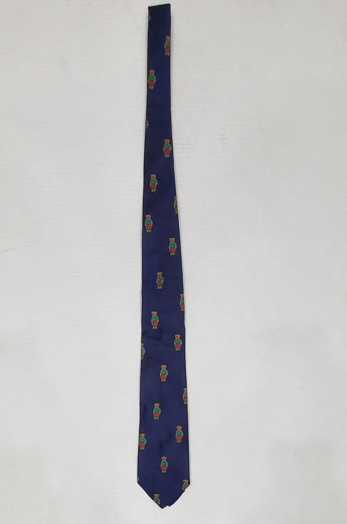 Nwt Polo Ralph Lauren Sportsman Bear Tie