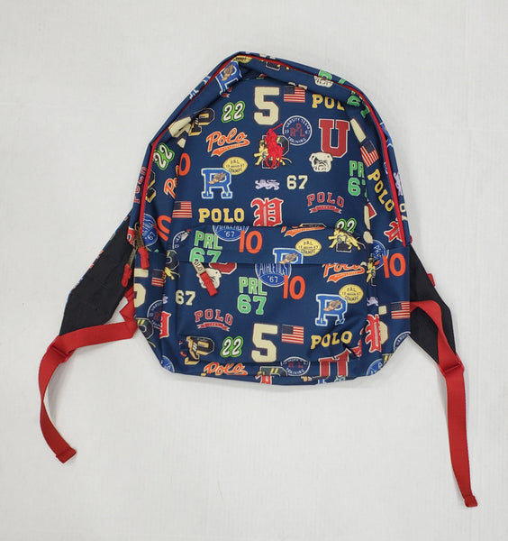 Nwt Polo Ralph Lauren Allover Logo Print Book Bag - Unique Style