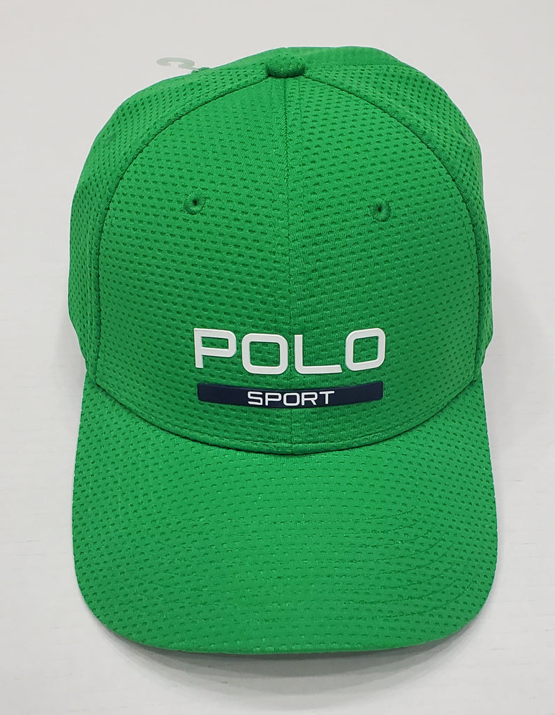 Nwt Polo Ralph Lauren Green Polo Sport Mesh Fitted Hat