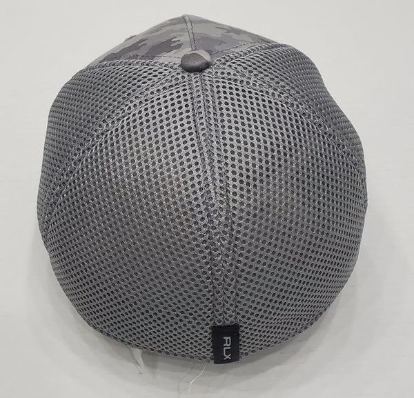 Nwt Polo Ralph Lauren RLX Grey Camo Mesh Fitted Hat - Unique Style