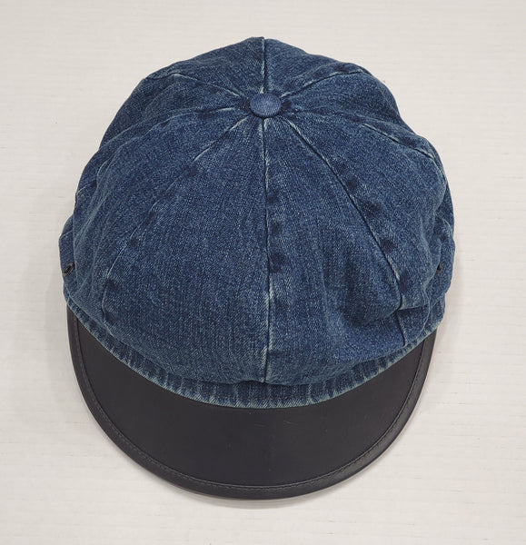 Nwt RRL Denim Short Beak Hat - Unique Style