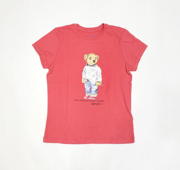 Nwt Polo Ralph Lauren Women's Teddy Bear Bandana Tee - Unique Style