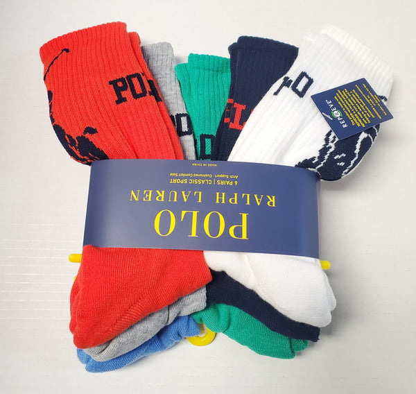 Premium 6 Polo Big Pony Socks Pack