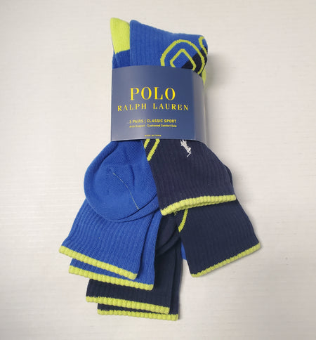 Nwt Polo Ralph Lauren White Tennis Socks