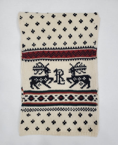 Polo Wool Reindeer Scarf