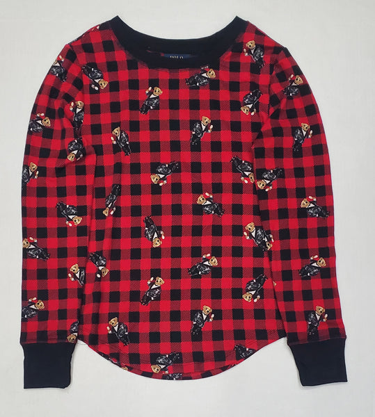 Nwt Polo Ralph Lauren Women's Teddy Bear Pajama Top - Unique Style