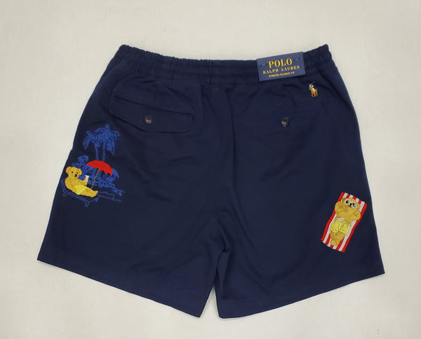 Nwt Polo Ralph Lauren Navy 6 inch Teddy Bear Shorts - Unique Style