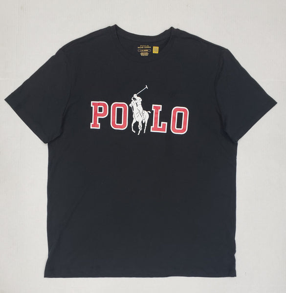 Nwt Polo Ralph Lauren Big Pony Paint Spellout Tee - Unique Style