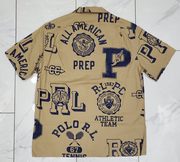 Nwt Polo Ralph Allover Classic Fit Button Up - Unique Style