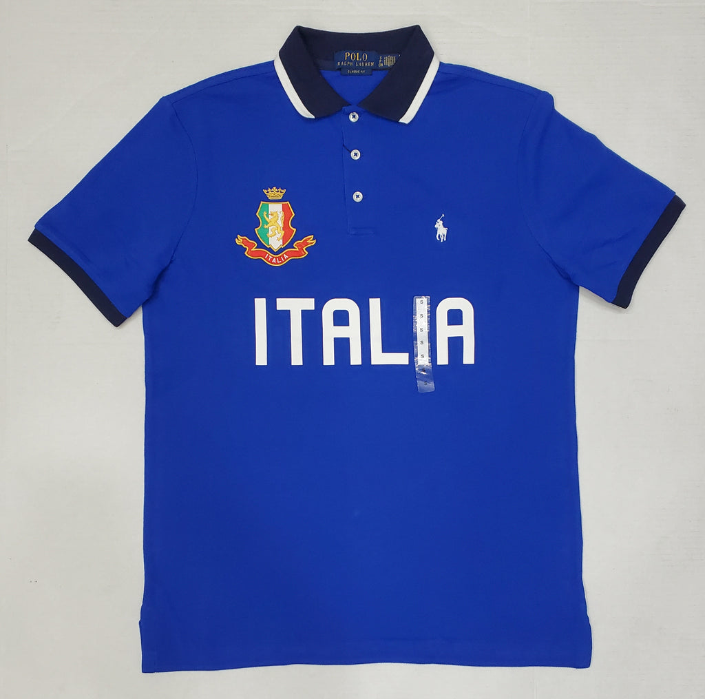 Nwt Polo Ralph Lauren Royal Blue Italia Classic Fit Polo