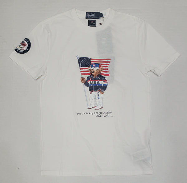 Nwt Polo Ralph Lauren White Olympic Team USA 2024 Tee - Unique Style