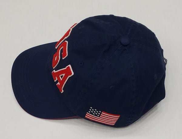 Nwt Polo Ralph Lauren Polo Olympic USA Navy Strapback Hat - Unique Style
