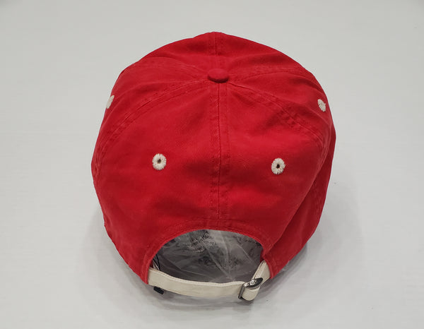 Nwt Polo Ralph Lauren Red Polo Ball Adjustable Hat - Unique Style