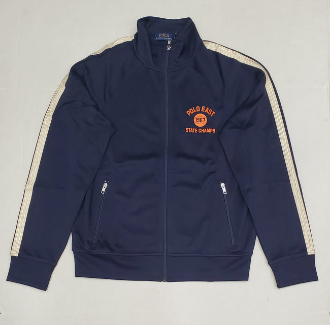 Nwt Polo Sport Navy Polo East 1967 State Champs Track Jacket With Matching Track Pants - Unique Style