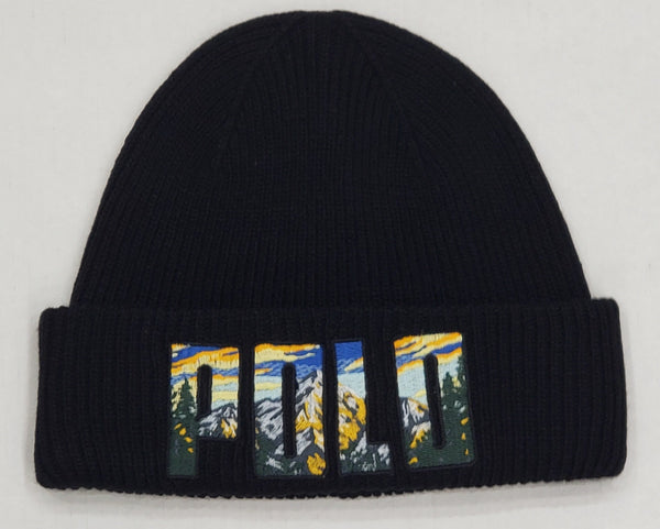 Nwt Polo Ralph Lauren Black Scenic Embroidered Skully - Unique Style