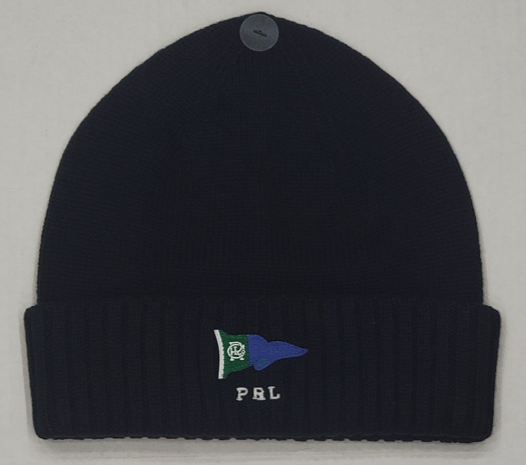 Nwt Polo Ralph Lauren Black PRL Pennant Skully
