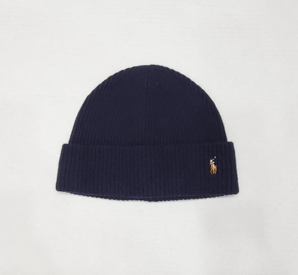 Nwt Polo Ralph Lauren Navy Wool Small Pony Skully - Unique Style