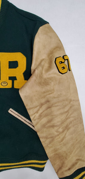 Nwt Polo Ralph Lauren 'R' Iconic Letterman Varsity Jacket - Unique Style