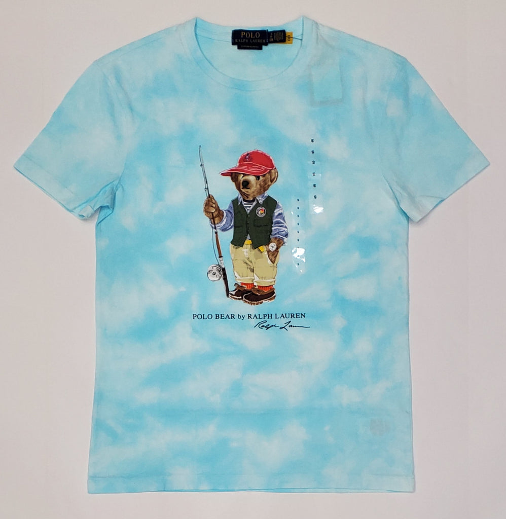 Nwt Polo Ralph Lauren Fishing Bear Custom Slim Fit Tee u