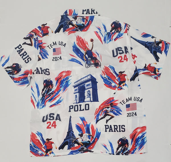 Nwt Polo Ralph Lauren Team USA Short Sleeve Button Up - Unique Style