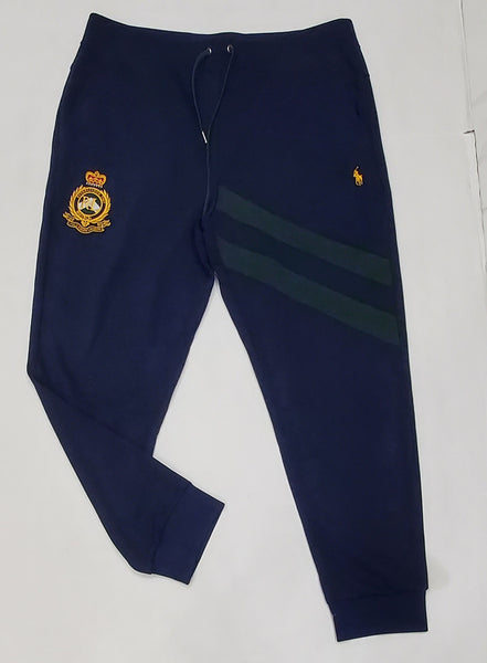Nwt Polo Ralph Lauren Navy/Green Crest Joggers - Unique Style