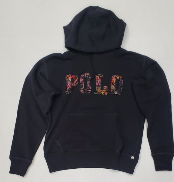 Nwt Polo Ralph Lauren Women's Spellout Floral Hoodie - Unique Style