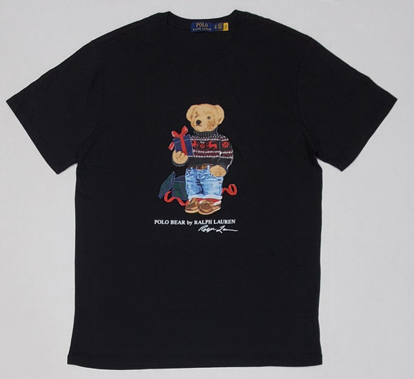 Nwt Polo Big & Tall Black Reindeer-Gift Teddy Bear Tee - Unique Style