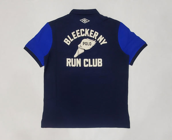 Nwt Polo Ralph Lauren Navy/Red/Royal/White Bleecker NY 1967 Run Club Classic Fit Polo - Unique Style